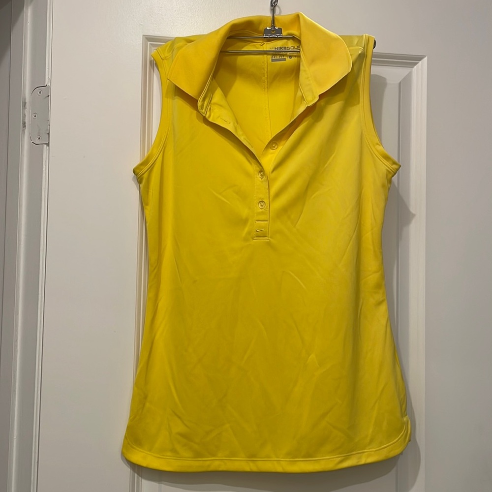 Small Nike Golf Tour Performance Dri-Fit Sleeveless Polo EUC